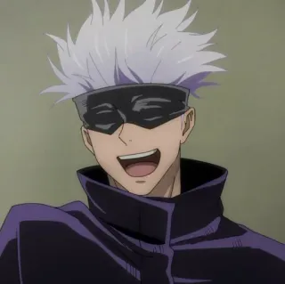 💈 Satoru Gojo Jujutsu Kaisen anime, gojo, satoru, jujutsu kaisen, personaje telegram sticker