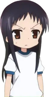 😑 Anime, Personaje, Chica, Dibujo animado whatsapp sticker
