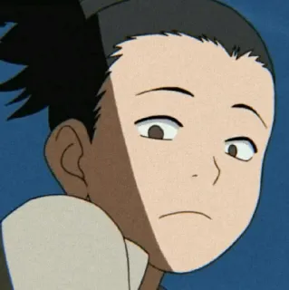 🗡 Shikamaru Nara Naruto Anime, Shikamaru, Naruto, Personagem, Preguiçoso, Pensativo telegram sticker