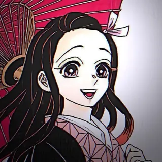 🌿 Nezuko Kamado Demon Slayer Anime, Demon Slayer, Nezuko Kamado, Manga, Charakter, Kunst whatsapp sticker