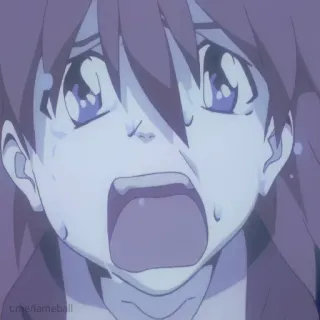 😭 t.me/fameball anime, llorando, triste, emocional telegram sticker