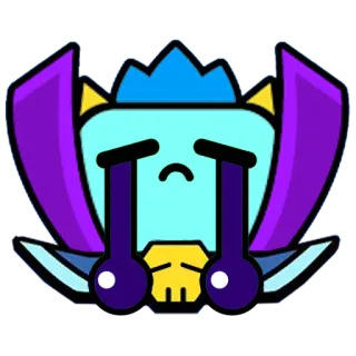 😭 triste, pleurer, personnage, emote telegram sticker