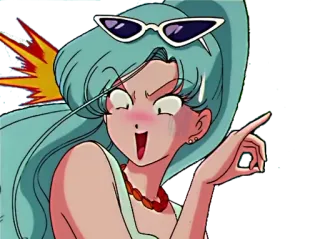 😱 アニメ, 女性, 表情, 漫画, ステッカー telegram sticker