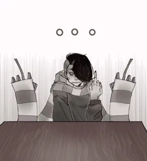 🖕 middle finger, emo, offensive telegram sticker