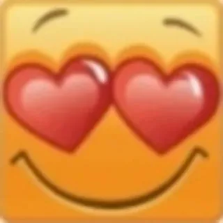 😍 amour, coeurs, emoji, affection, romantique whatsapp sticker