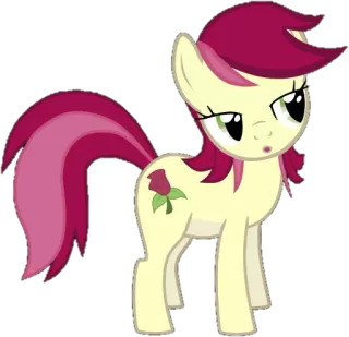 😉 Rose My Little Pony, Cartoon, Pony, Rose, Tier, Fantasy whatsapp sticker