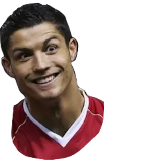 ❗ Cristiano Ronaldo soccer, football, athlete, player, cristiano ronaldo telegram sticker