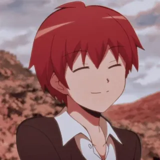 😊 Karma Akabane Assassination Classroom Anime, Mangá, Desenho animado, Karma Akabane, Assassination Classroom whatsapp sticker