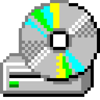 💾 dyskietka, pixel art, retro, komputer, technologia, vintage, dyskietka telegram sticker