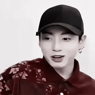 🎸 Jungkook kpop, bts, singer, male, asian, hat telegram sticker