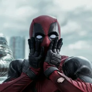 😱 Deadpool Deadpool, Marvel, Super-héros, Drôle, Comics, Film whatsapp sticker