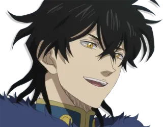 😆 Yuno Black Clover Anime, Black Clover, Yuno telegram sticker