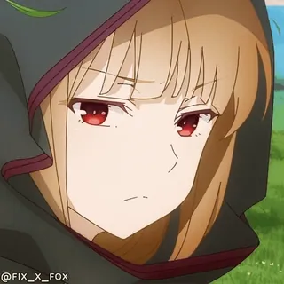 ☹️ Holo Spice and Wolf whatsapp sticker
