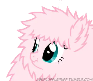 🤯 ASKFLUFFLEPUFF.TUMBLR.COM pony, cute, cartoon, fluffy, animal, my little pony telegram sticker