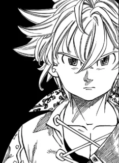 😠 anime, manga, character, portrait telegram sticker