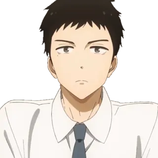 😶 Anime, Pria, Potret, Karakter telegram sticker