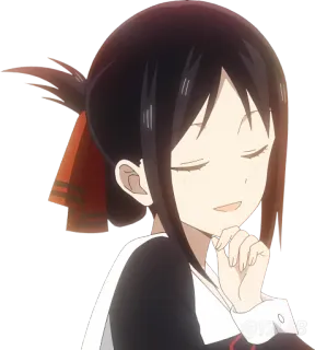 😄 Kaguya Shinomiya Kaguya-sama: Love Is War аниме, мультфильм, улыбающийся, милый, Кагуя, Кагуя-сама telegram sticker
