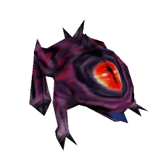 🐸 potwór, stworzenie, gra wideo, fantasy, oko telegram sticker