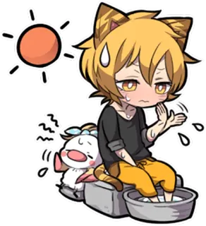 Tiger Kitten by SR telegram stickers