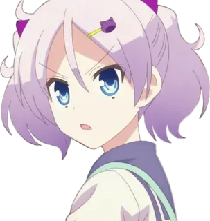 💜 Аниме, Девушка, Мультфильм, Милый, Персонаж telegram sticker