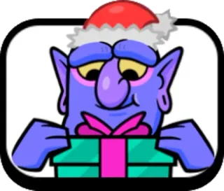 🥳 мультфильм, рождество, гоблин, подарок, эльф telegram sticker