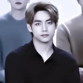 🎟 V kpop, bts, idol, taehyung, koreański, piosenkarz, celebryta telegram sticker