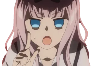 🥴 Chika Fujiwara Love is War Anime, Chika Fujiwara, Love is War, Fofo, Garota telegram sticker