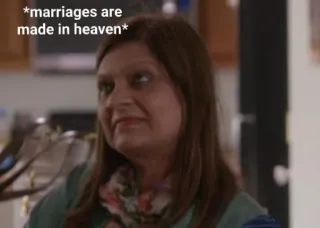 🙄 *marriages are made in heaven* telegram sticker
