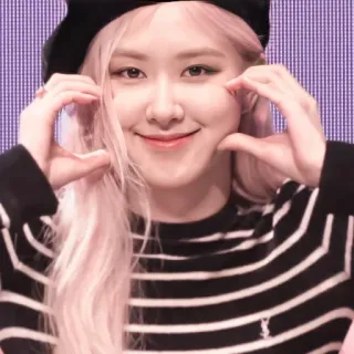 🌹 Rose kpop, cantante, rose, blackpink, mujer, celebridad, artista whatsapp sticker