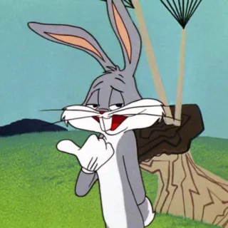😏 Bugs Bunny Looney Tunes dessin animé, lapin, Looney Tunes, Warner Bros telegram sticker