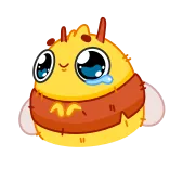 😢 Мультфильм, Милый, Пчела, Животное, Насекомое telegram sticker