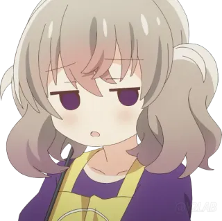 🤨 Anime, Kreskówka, Naklejka, Słodkie, Postać whatsapp sticker