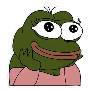 🥺 Pepe the Frog pepe the frog, frog, meme, internet meme, sticker telegram sticker