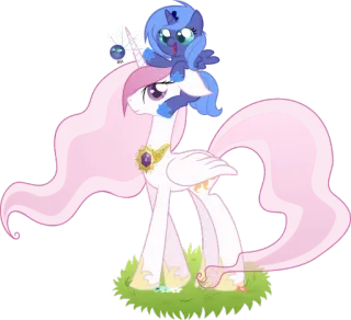 😊 Princess Celestia My Little Pony dibujos animados, poni, amistad, Celestia, magia, lindo, personaje de dibujos animados telegram sticker