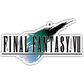 ️ Final Fantasy VII FINAL FANTASY VII ファイナルファンタジー, FF7, ゲーム, ロゴ telegram sticker