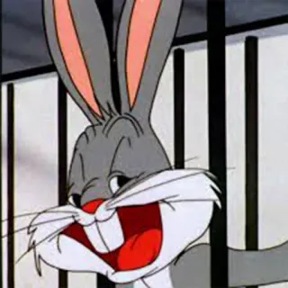 😏 Bugs Bunny Cartoon, Lapin, Drôle, Animé, Bugs Bunny, Looney Tunes telegram sticker