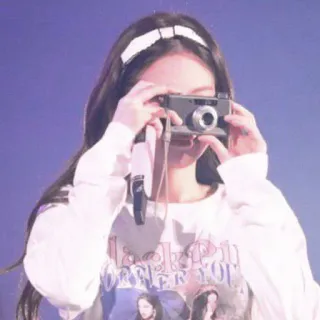 ➖ BLACKPINK kpop, cantante, donna, macchina fotografica, blackpink telegram sticker