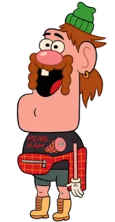 👲 Uncle Grandpa PEARL HAM cartoon, uncle grandpa, pearl ham, funny, animated telegram sticker