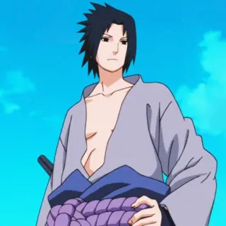 🀄️ Sasuke Uchiha Naruto Аниме, Саске, Учиха, Ниндзя, Манга telegram sticker