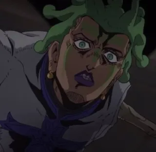 🌿 Cioccolata JoJo's Bizarre Adventure Anime, Bösewicht, Verrückt, Jojo, Bizarr telegram sticker