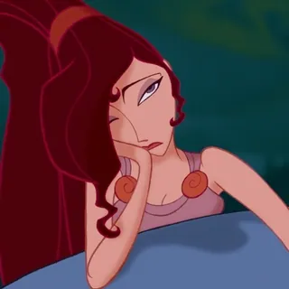 😮💨 Megara Hercules telegram sticker