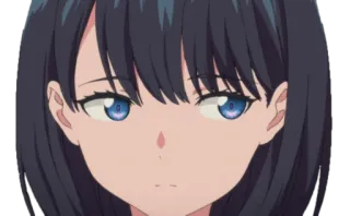 😕 Anime, Mädchen, Süß, Cartoon telegram sticker