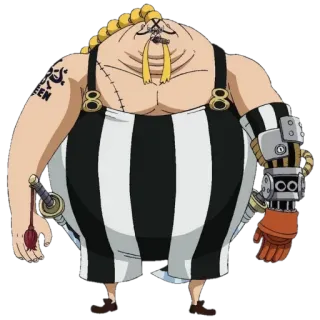🦕 Queen One Piece QUEEN Anime, Personaggio, One Piece, Regina, Cyborg telegram sticker