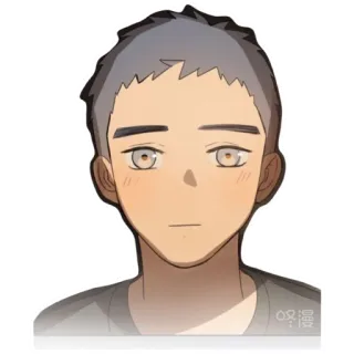 🥰 orang, stiker, potret, karakter telegram sticker