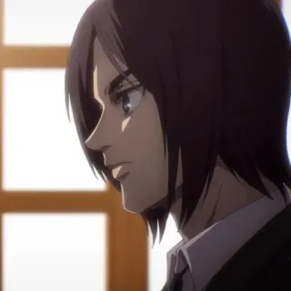 🖤 Eren Yeager Attack on Titan アニメ, キャラクター, 進撃の巨人, マンガ telegram sticker