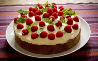🍰 cake, raspberry, dessert, food, sweet, berries, cream telegram sticker