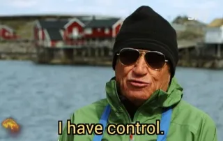 🧘‍♂ I have control. quote, control, person, sunglasses telegram sticker