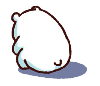 🐻 sleeping, lazy, bear, cute, animal, cartoon whatsapp sticker
