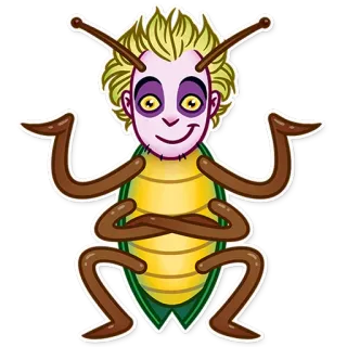 Beetlejuice telegram stickers