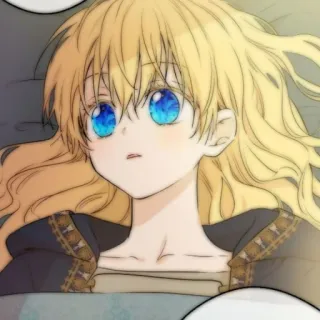 🪜 Anime, Manga, Chica, Rubia, Lindo, Dibujo animado, Ilustración telegram sticker